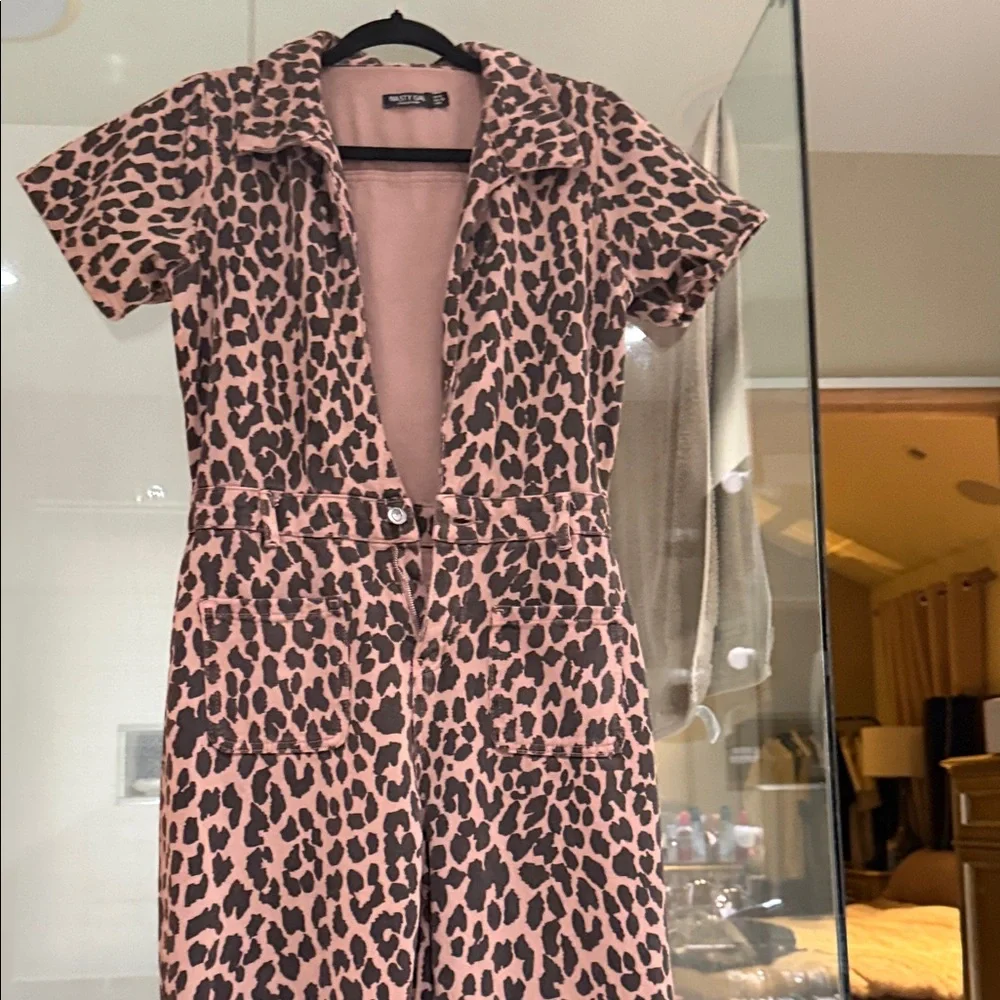 Nasty Gal  Leopard Print Jumpsuit - Picture 3 of 4